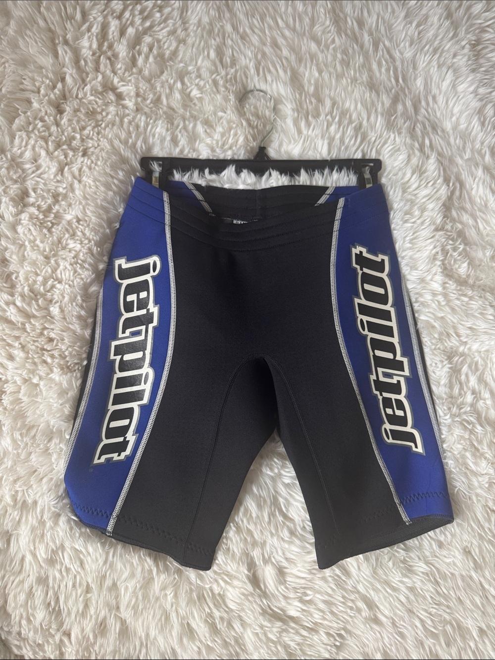 Men’s Black and Blue Athletic Swim Shorts